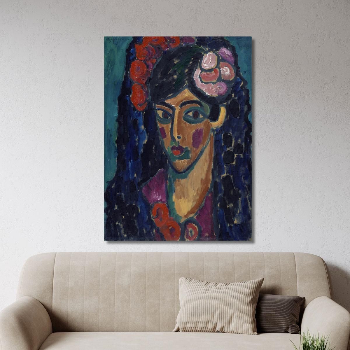 Spaniard Alexej von Jawlensky avj92 canvas print 