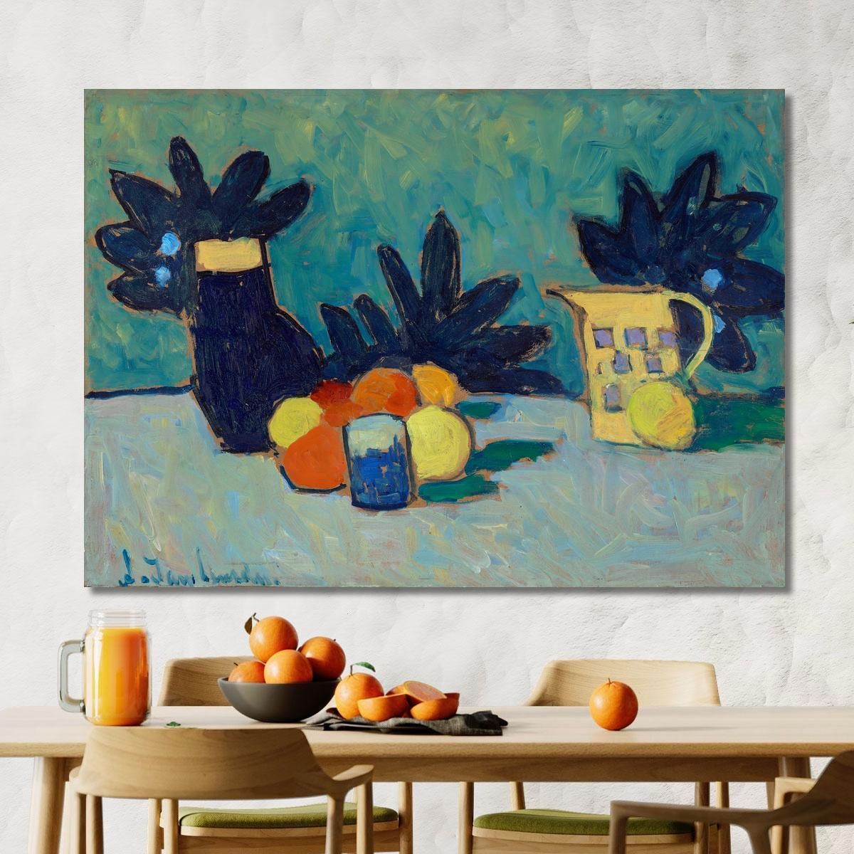 Still Life With Fruit Alexej von Jawlensky avj97 canvas print 