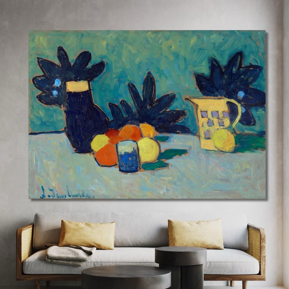 Still Life With Fruit Alexej von Jawlensky avj97 canvas print 