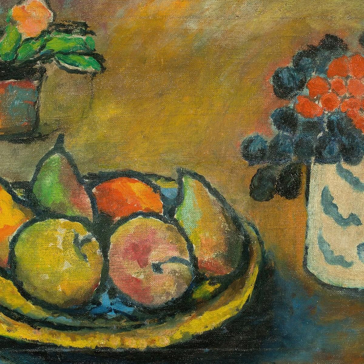 Still Life With Pears And Apples Alexej von Jawlensky avj102 canvas print