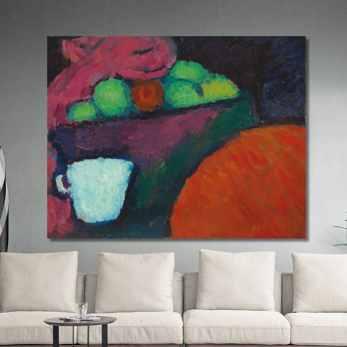 Still Life With Cup Alexej von Jawlensky avj104 canvas print 