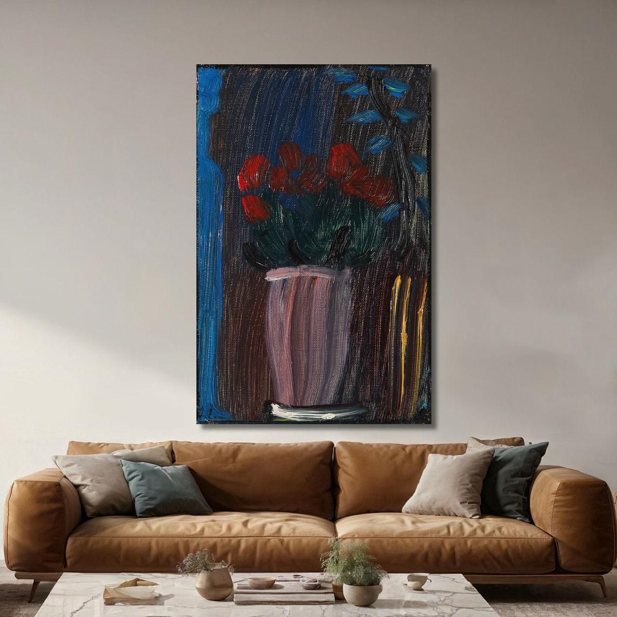 Still Life Cyclamen Blooming Alexej von Jawlensky avj110 canvas print 