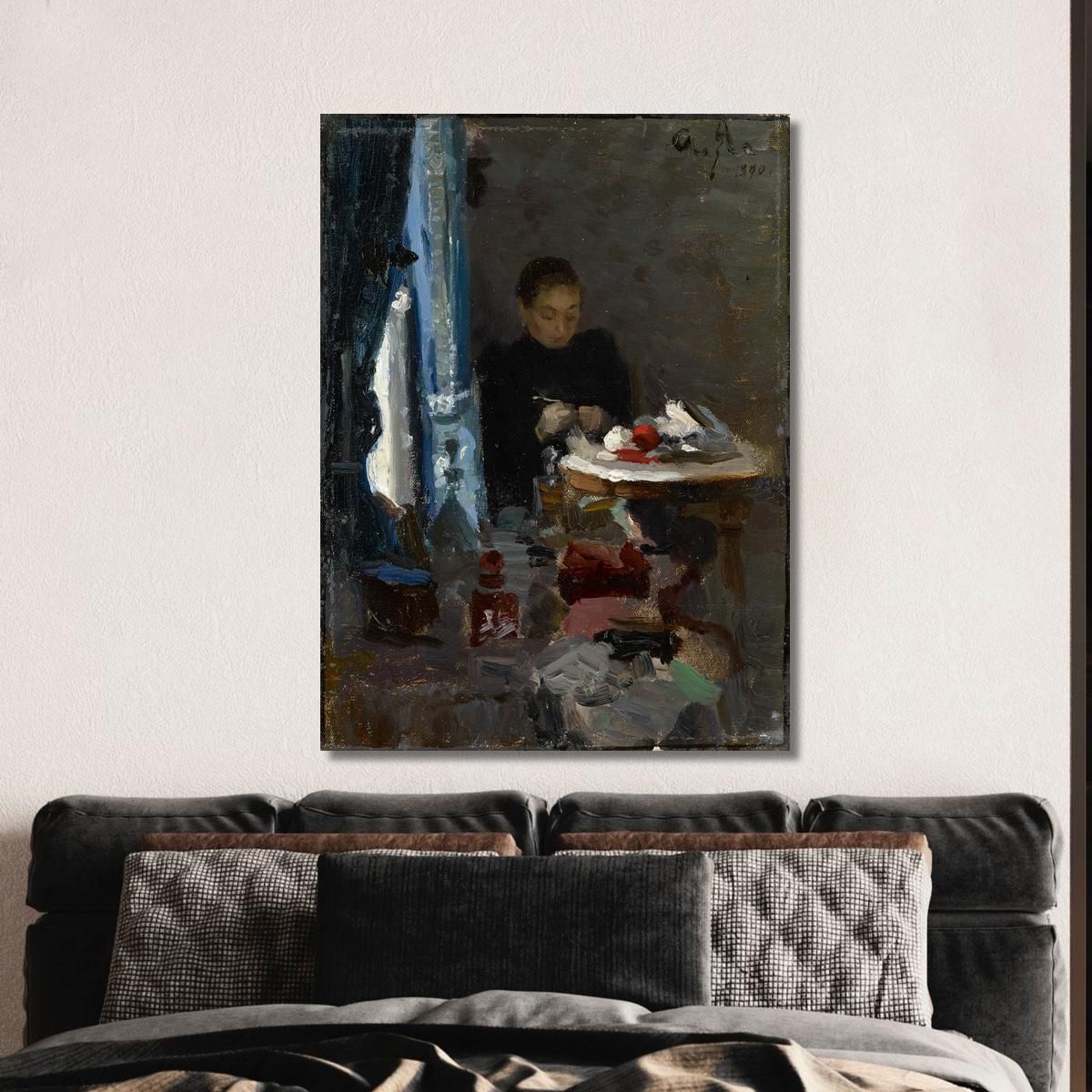 The Artist'S Mother Alexej von Jawlensky avj113 canvas print 