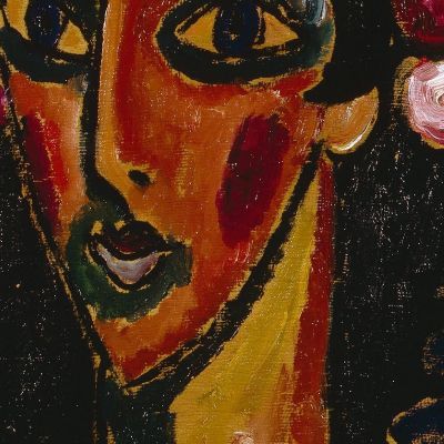 The Blue Mantilla Alexej von Jawlensky avj114 canvas print