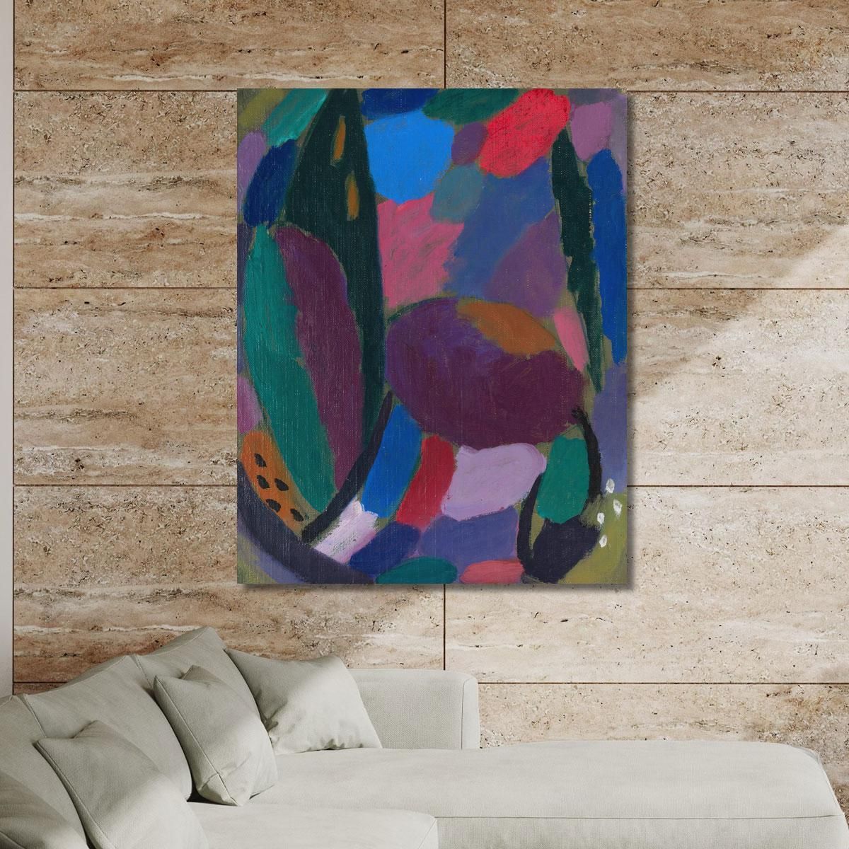 Variation 2 Alexej von Jawlensky avj120 canvas print 