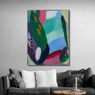 Variation No. 10  Alexej von Jawlensky avj122 canvas print 