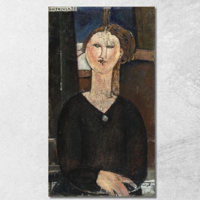 Antonia Amedeo Modigliani amd7 canvas print 