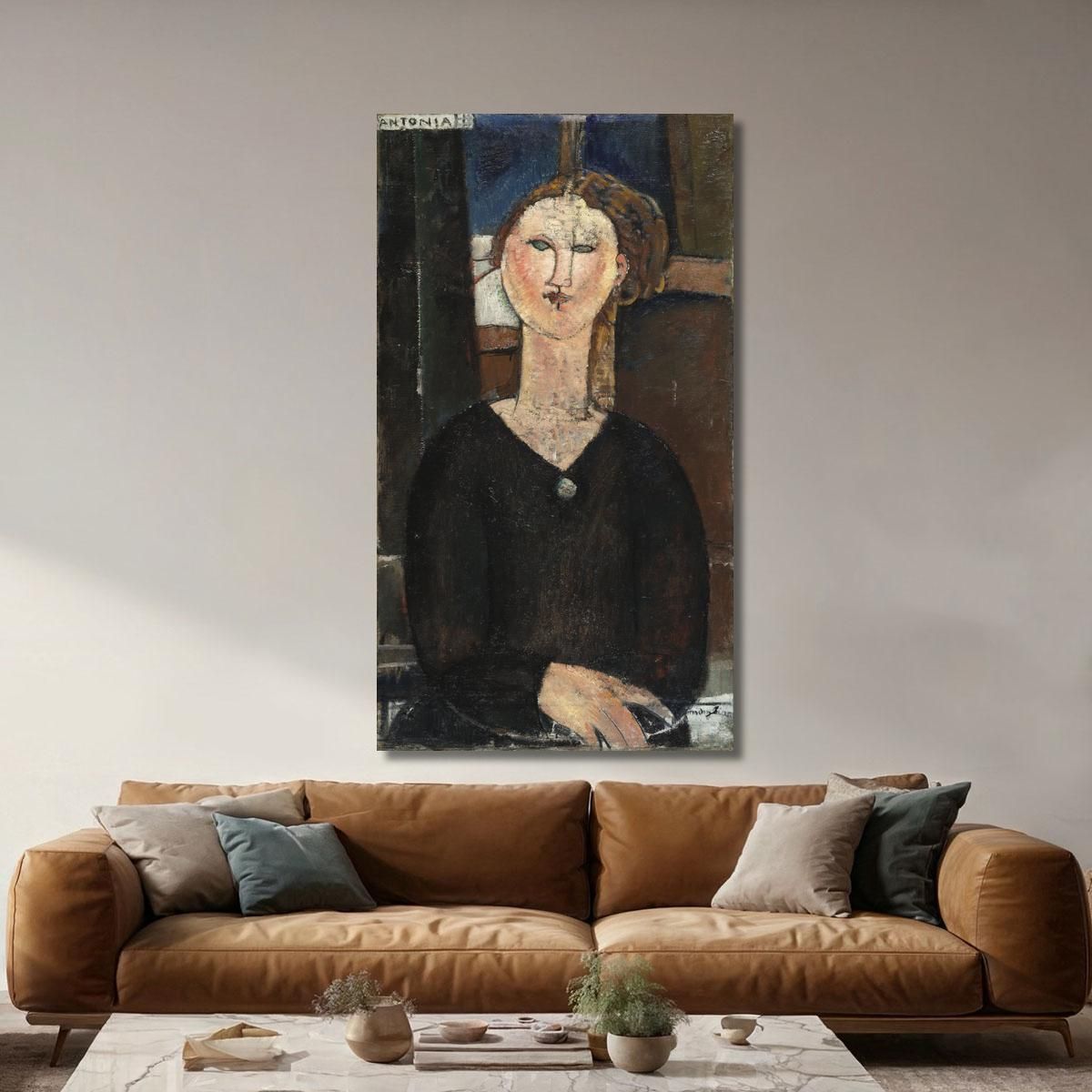 Antonia Amedeo Modigliani amd7 canvas print 