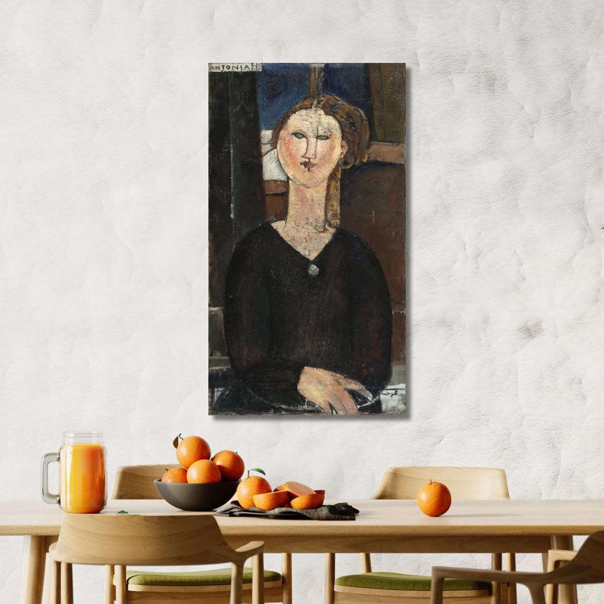 Antonia Amedeo Modigliani amd7 canvas print 