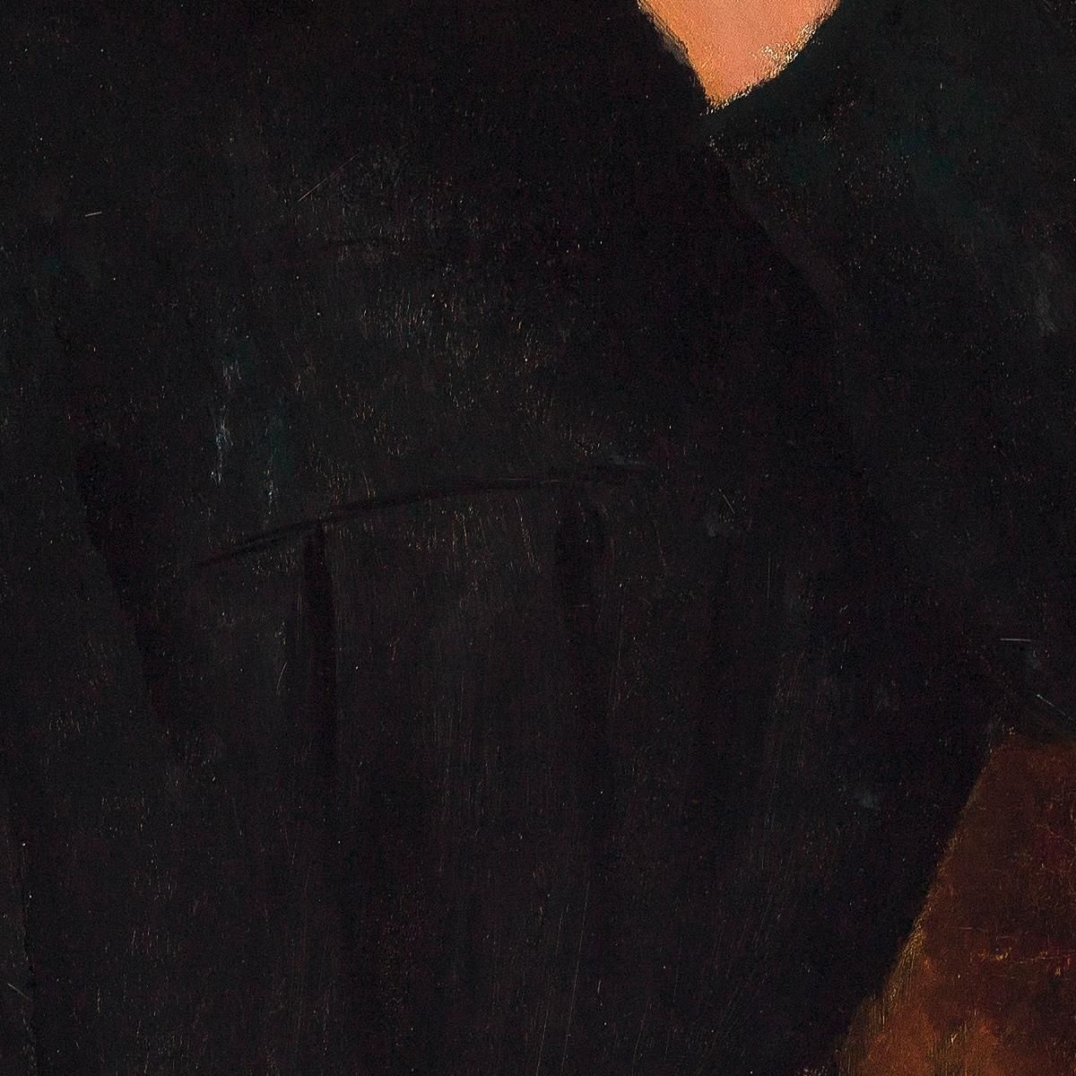 Elvira Resting At A Table Amedeo Modigliani amd13 canvas print