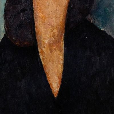 Woman With Blue Eyes Amedeo Modigliani amd14 canvas print