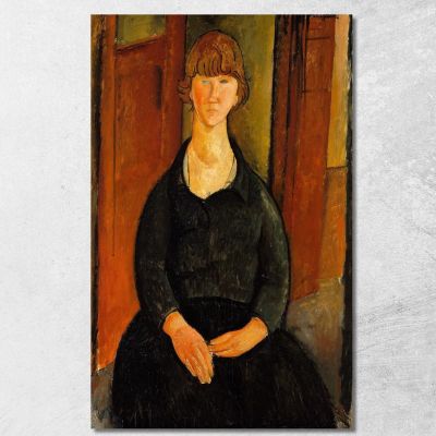 Flower Vendor Amedeo Modigliani amd15 canvas print 