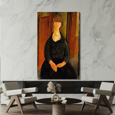 Flower Vendor Amedeo Modigliani amd15 canvas print 