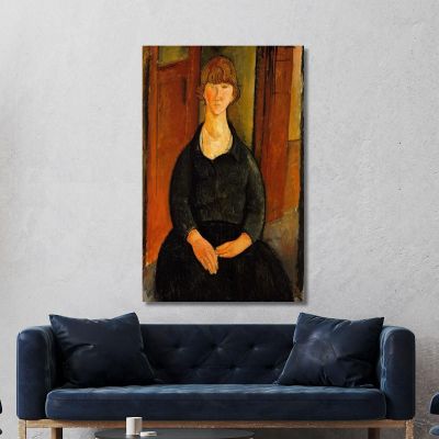 Flower Vendor Amedeo Modigliani amd15 canvas print 