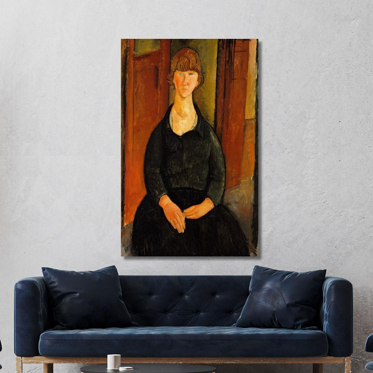 Flower Vendor Amedeo Modigliani amd15 canvas print 