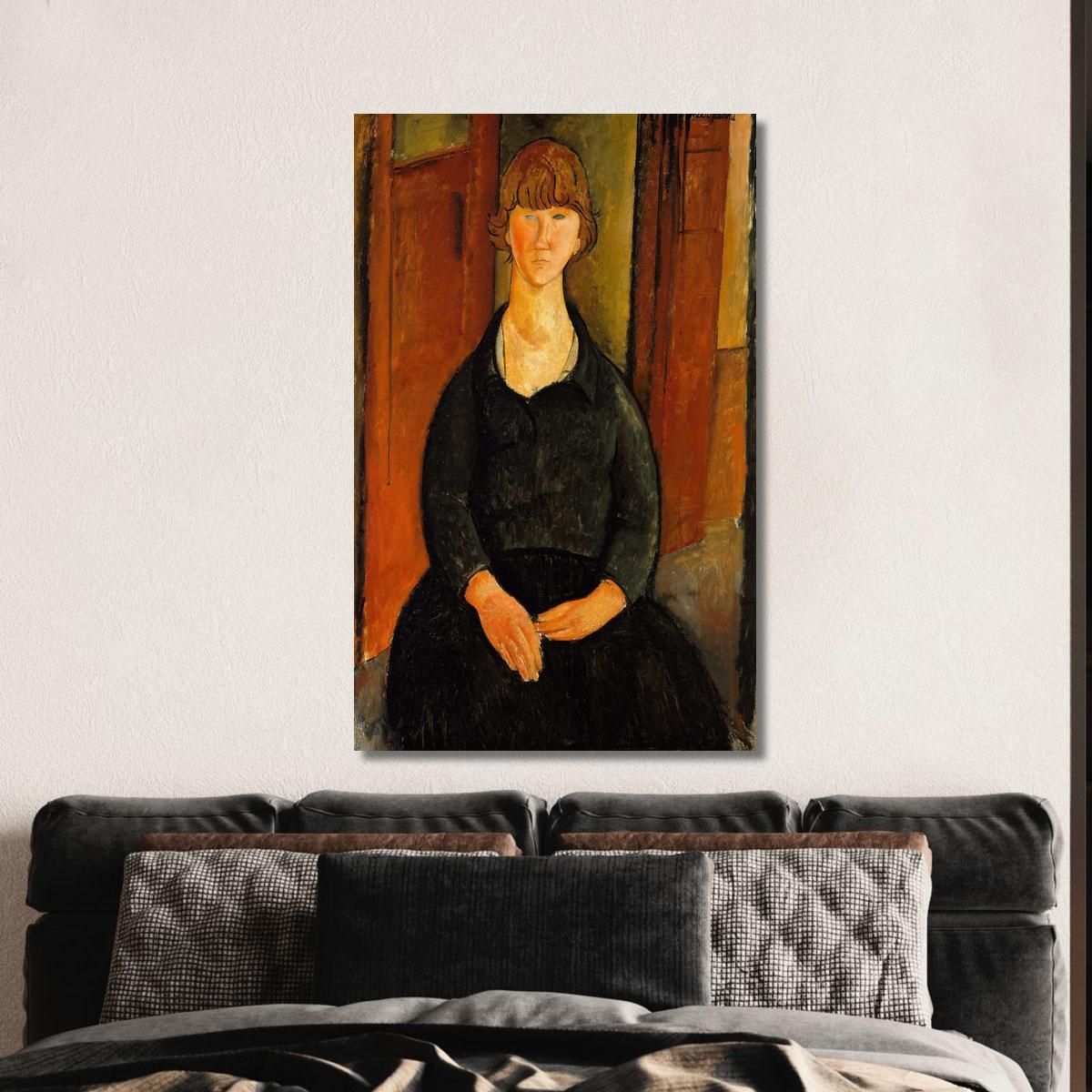 Flower Vendor Amedeo Modigliani amd15 canvas print 