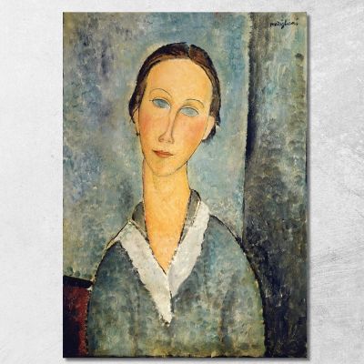 Girl In A Sailor'S Blouse Amedeo Modigliani amd16 canvas print 
