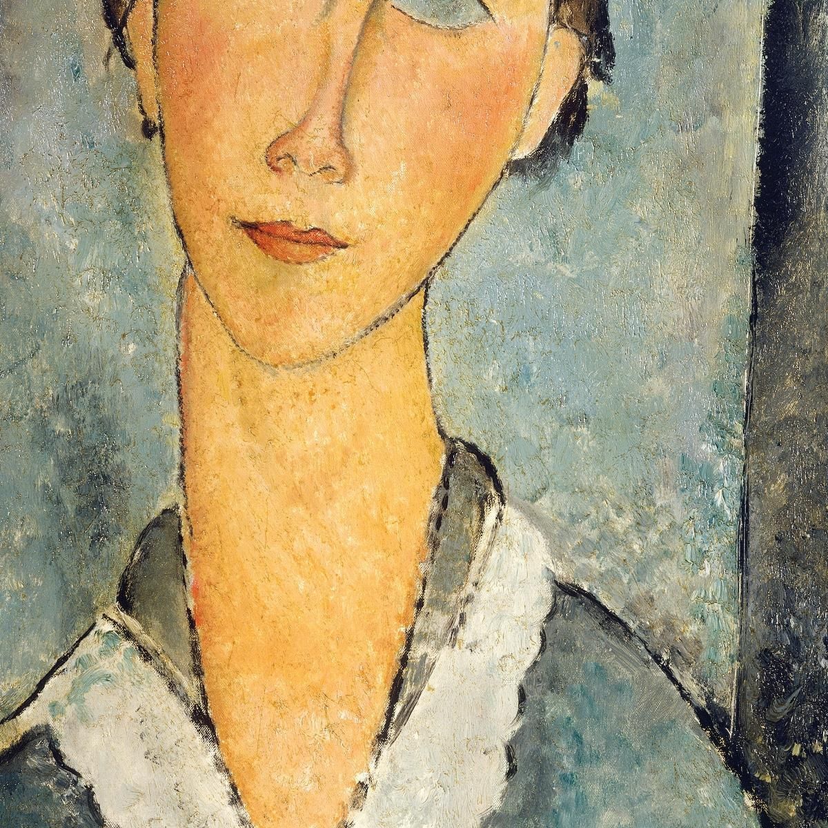Girl In A Sailor'S Blouse Amedeo Modigliani amd16 canvas print
