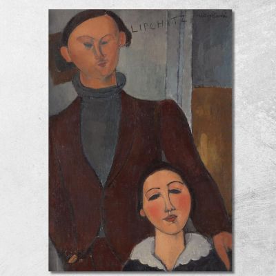 Jacques And Berthe Lipchitz Amedeo Modigliani amd20 canvas print 
