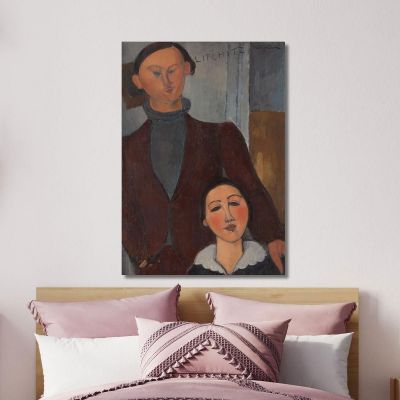 Jacques And Berthe Lipchitz Amedeo Modigliani amd20 canvas print 