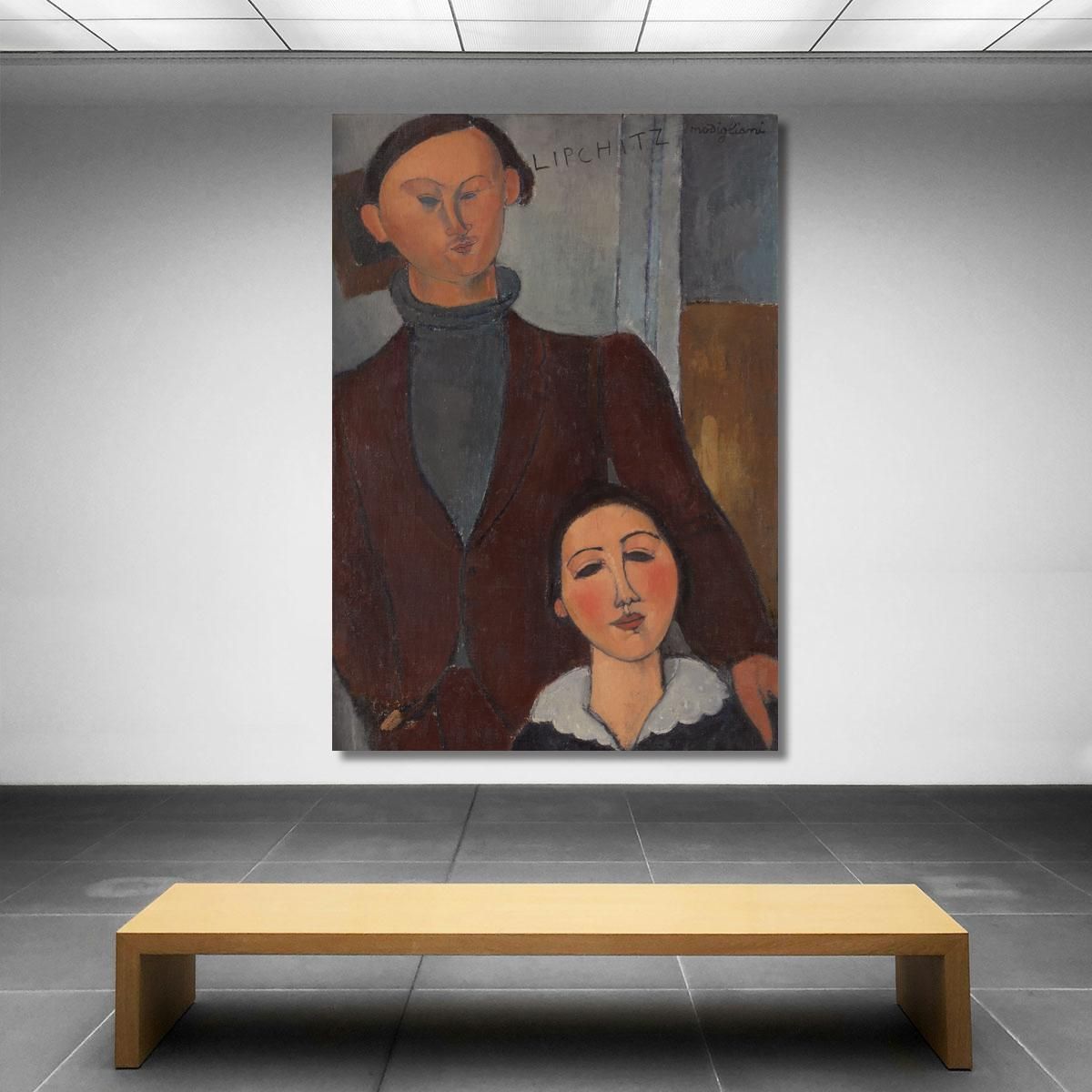 Jacques And Berthe Lipchitz Amedeo Modigliani amd20 canvas print 