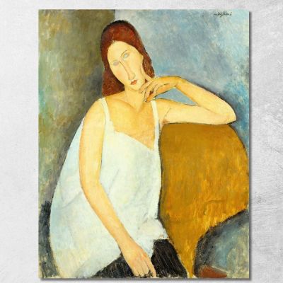 Jeanne Hebuterne Amedeo Modigliani amd24 canvas print 
