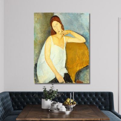 Jeanne Hebuterne Amedeo Modigliani amd24 canvas print 
