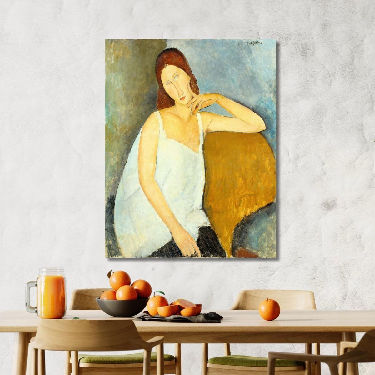Jeanne Hebuterne Amedeo Modigliani amd24 canvas print 