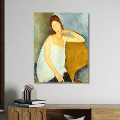 Jeanne Hebuterne Amedeo Modigliani amd24 canvas print 
