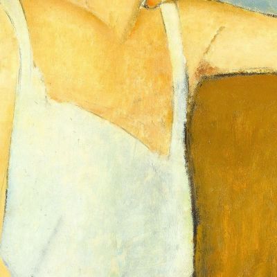Jeanne Hebuterne Amedeo Modigliani amd24 canvas print