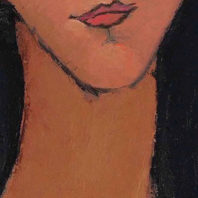 Young Woman With The Margherita Rose Amedeo Modigliani amd25 canvas print