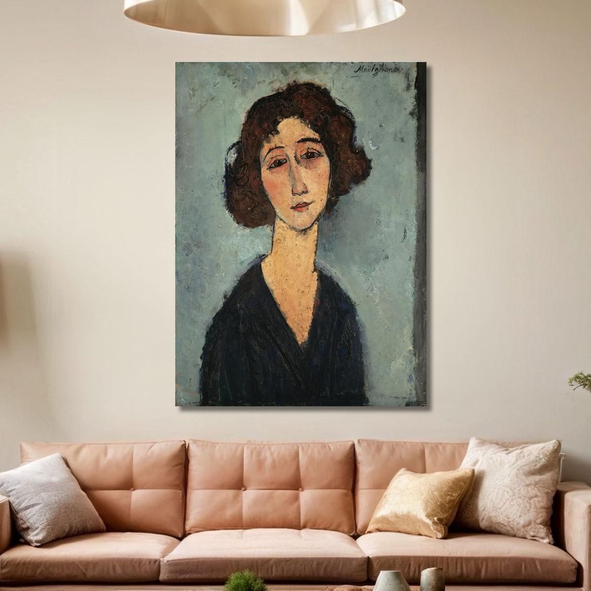 Young Woman Amedeo Modigliani amd26 canvas print 