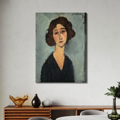 Young Woman Amedeo Modigliani amd26 canvas print 