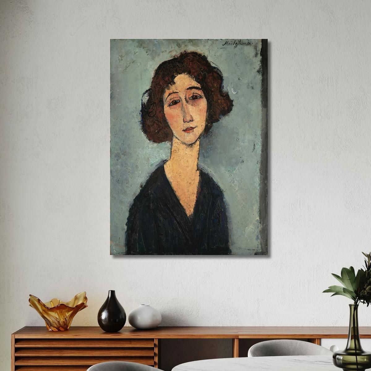 Young Woman Amedeo Modigliani amd26 canvas print 