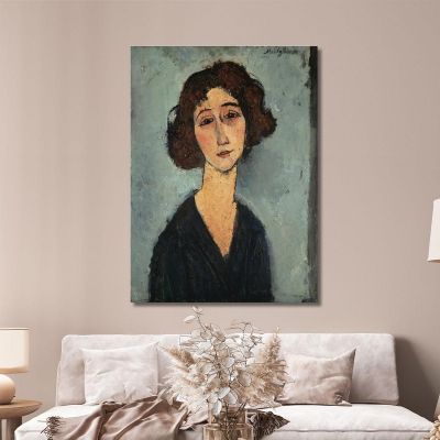 Young Woman Amedeo Modigliani amd26 canvas print 