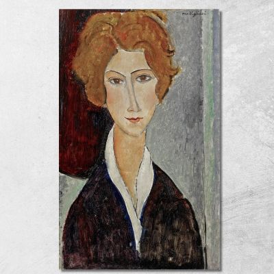 Portrait Of Woman Amedeo Modigliani amd46 canvas print 