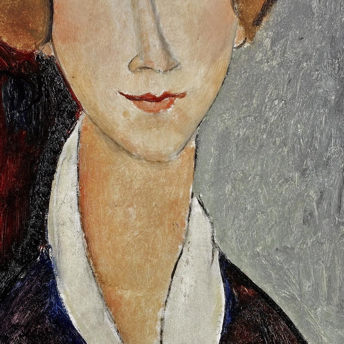 Portrait Of Woman Amedeo Modigliani amd46 canvas print