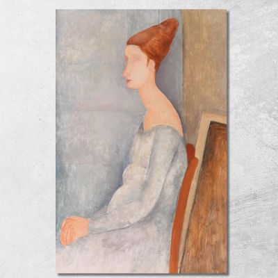 Portrait Of Jeanne Hébuterne 2 Amedeo Modigliani amd56 canvas print 