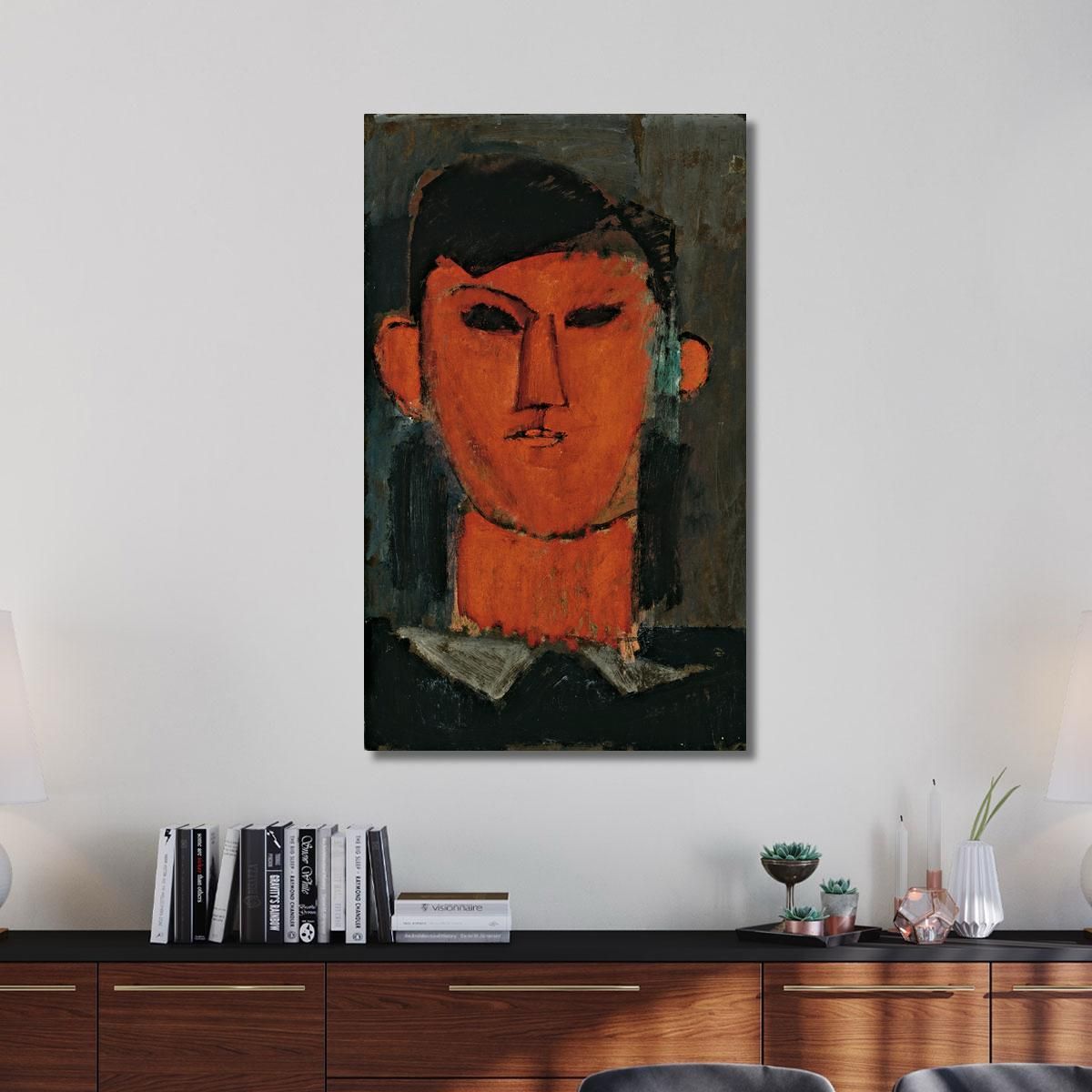 Portrait Of Pablo Picasso Amedeo Modigliani amd62 canvas print 