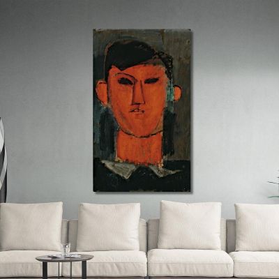 Portrait Of Pablo Picasso Amedeo Modigliani amd62 canvas print 