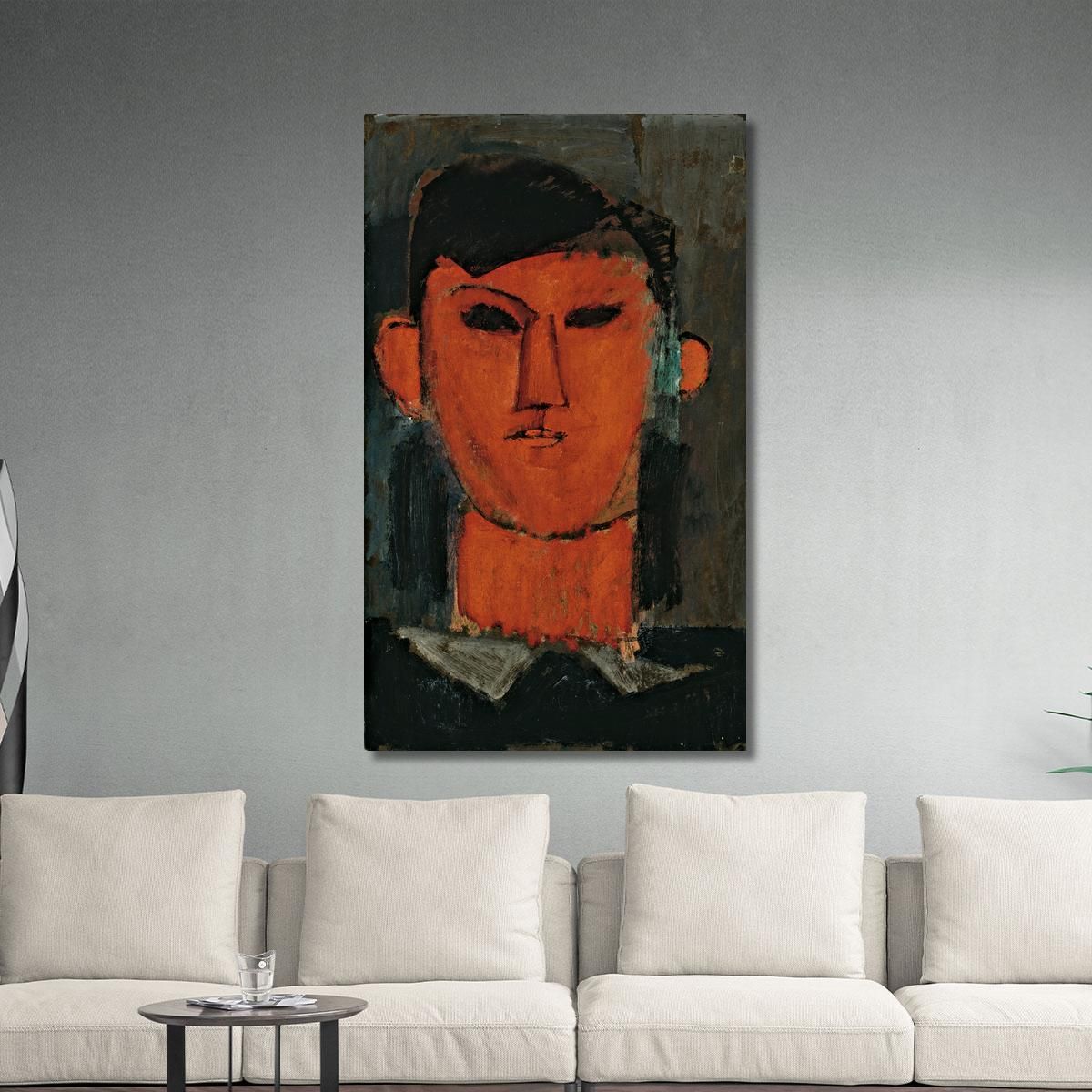Portrait Of Pablo Picasso Amedeo Modigliani amd62 canvas print 