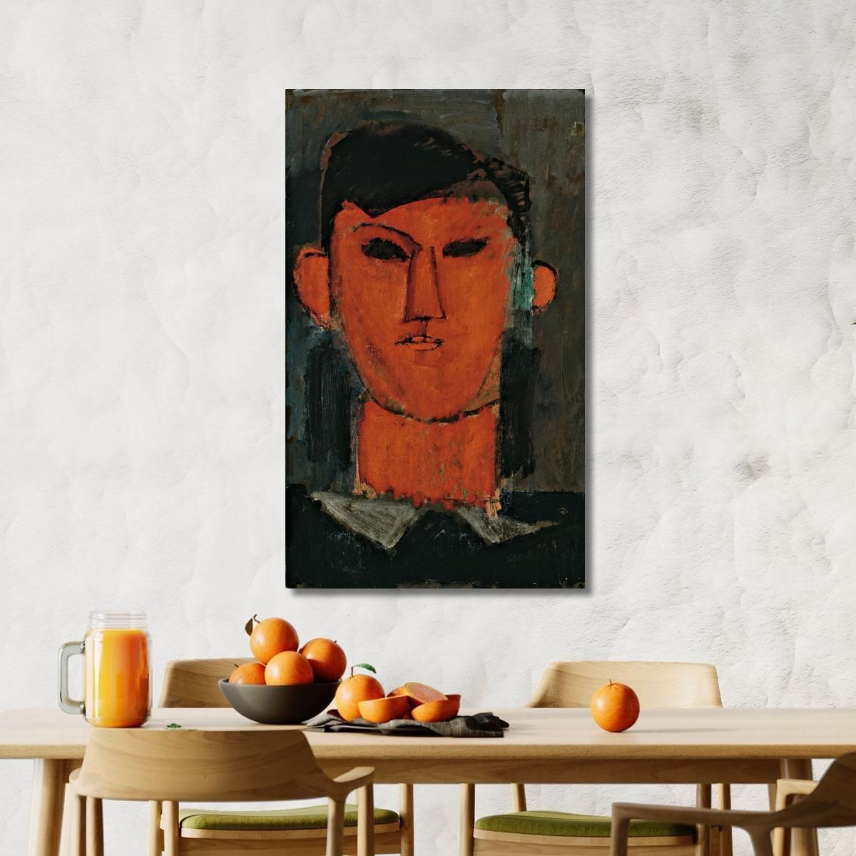 Portrait Of Pablo Picasso Amedeo Modigliani amd62 canvas print 