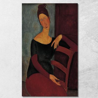 Portrait Of The Artist'S Wife Jeanne Hébuterne Amedeo Modigliani amd65 canvas print 