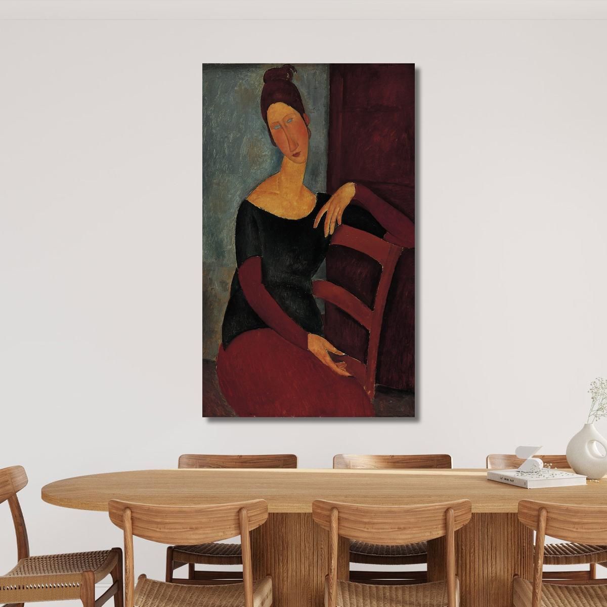Portrait Of The Artist'S Wife Jeanne Hébuterne Amedeo Modigliani amd65 canvas print 