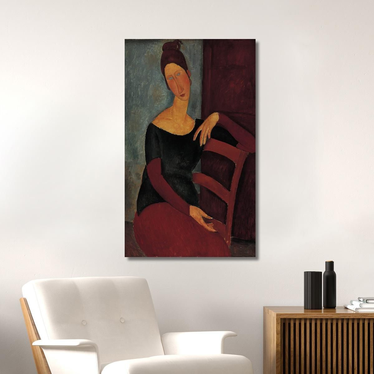 Portrait Of The Artist'S Wife Jeanne Hébuterne Amedeo Modigliani amd65 canvas print 