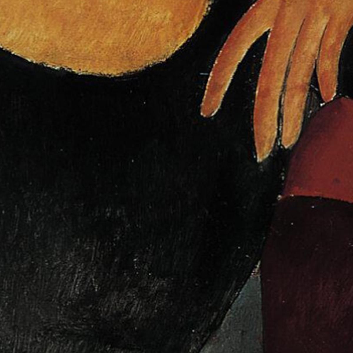 Portrait Of The Artist'S Wife Jeanne Hébuterne Amedeo Modigliani amd65 canvas print