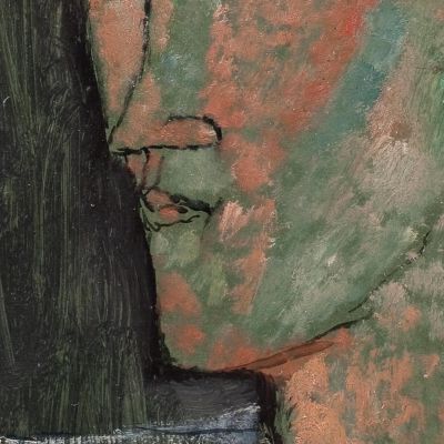 Self-Portrait As Pierrot Amedeo Modigliani amd69 canvas print
