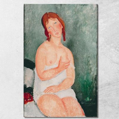 Young Woman In A Shirt Amedeo Modigliani amd77 canvas print 