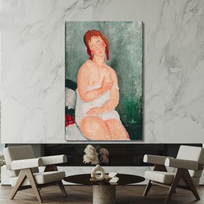 Young Woman In A Shirt Amedeo Modigliani amd77 canvas print 