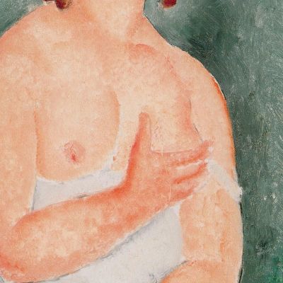 Young Woman In A Shirt Amedeo Modigliani amd77 canvas print